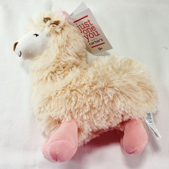 2019 Just One You Carters Plush Extra Soft Cuddly Llama Stuffed Animal 0+ NWT - Picture 3 of 6
